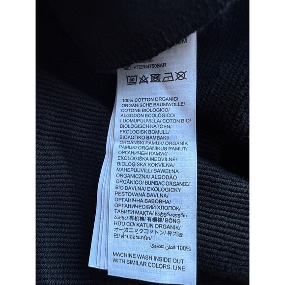 PANGAIA Organic Cotton Women's 365 Midweight Hoodie in Black Size Large - Picture 5 of 6